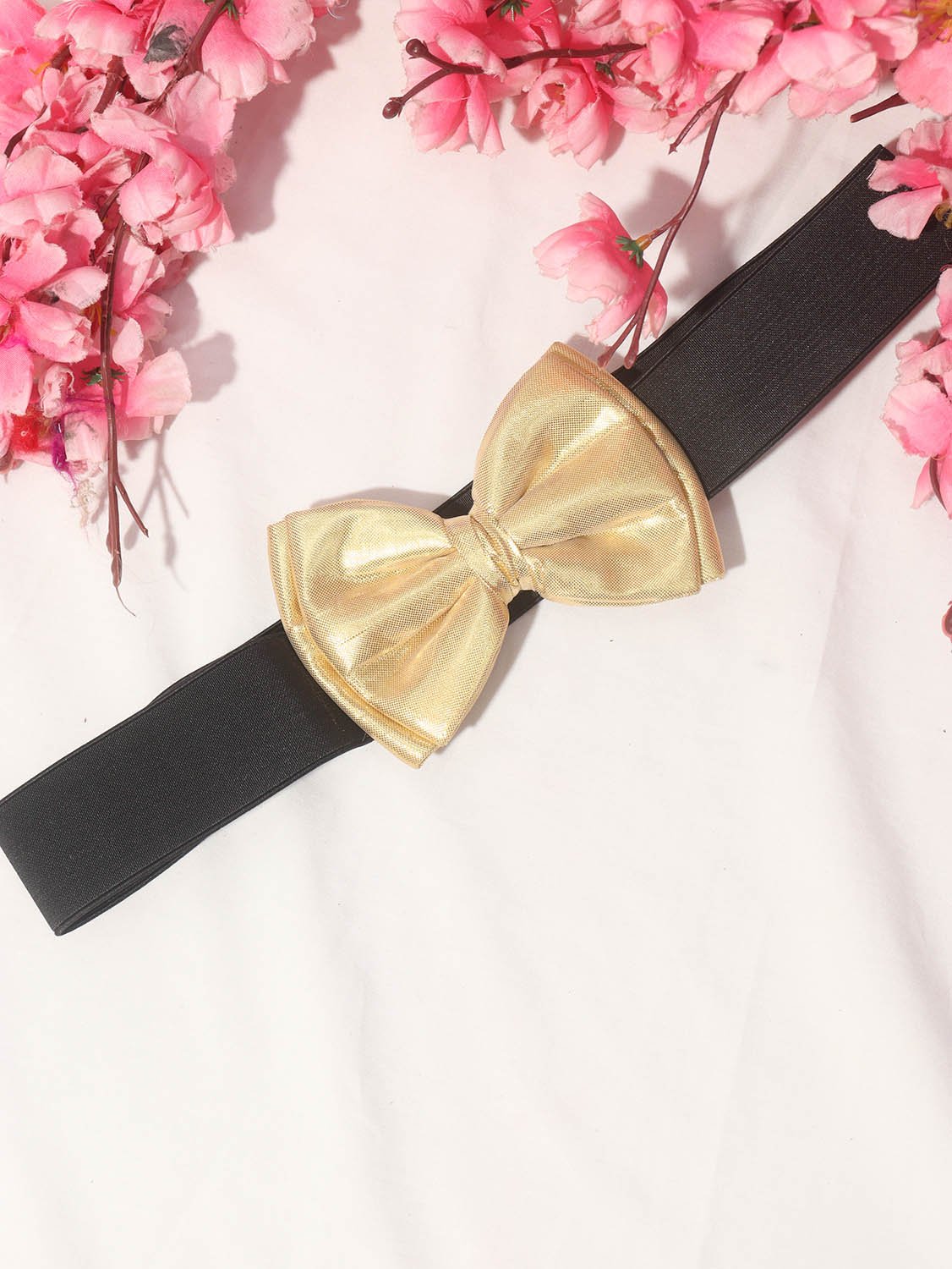 Golden Glamour Stretchable Belt - Elevate Your Style