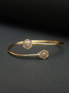 Embrace Indian Traditions with Radiant Elegance - Luxurion World's Golden Brass Bangles - Luxurion World
