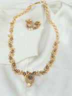 Golden Grace - Elevate Your Style with Luxurionworld's Exclusive Necklace Set - Enhance your elegance and sophistication with this meticulously crafted brass necklace set from Luxurionworld. - Luxurion World