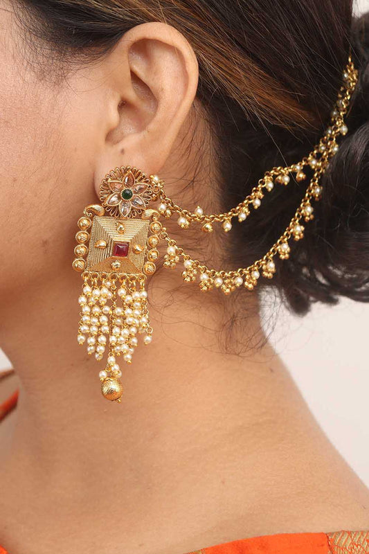 Golden Earring Chains - Elevate Your Style - Perfect for Any Occasion!