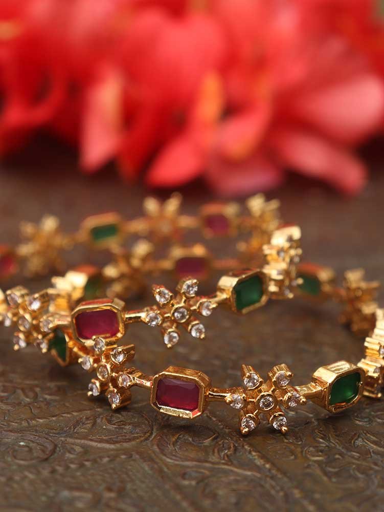 Shop Luxurion World's Golden Charm Bangles - Elevate Your Style - Luxurion World