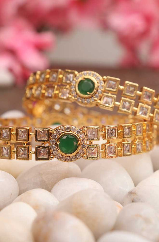 Shop Luxurion World's Golden Brass Bangles for Indian Elegance