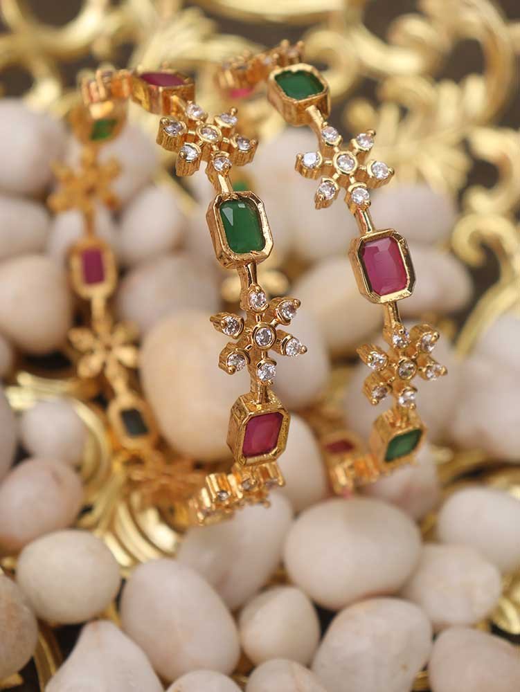 Shop Luxurion World's Golden Charm Bangles - Elevate Your Style - Luxurion World