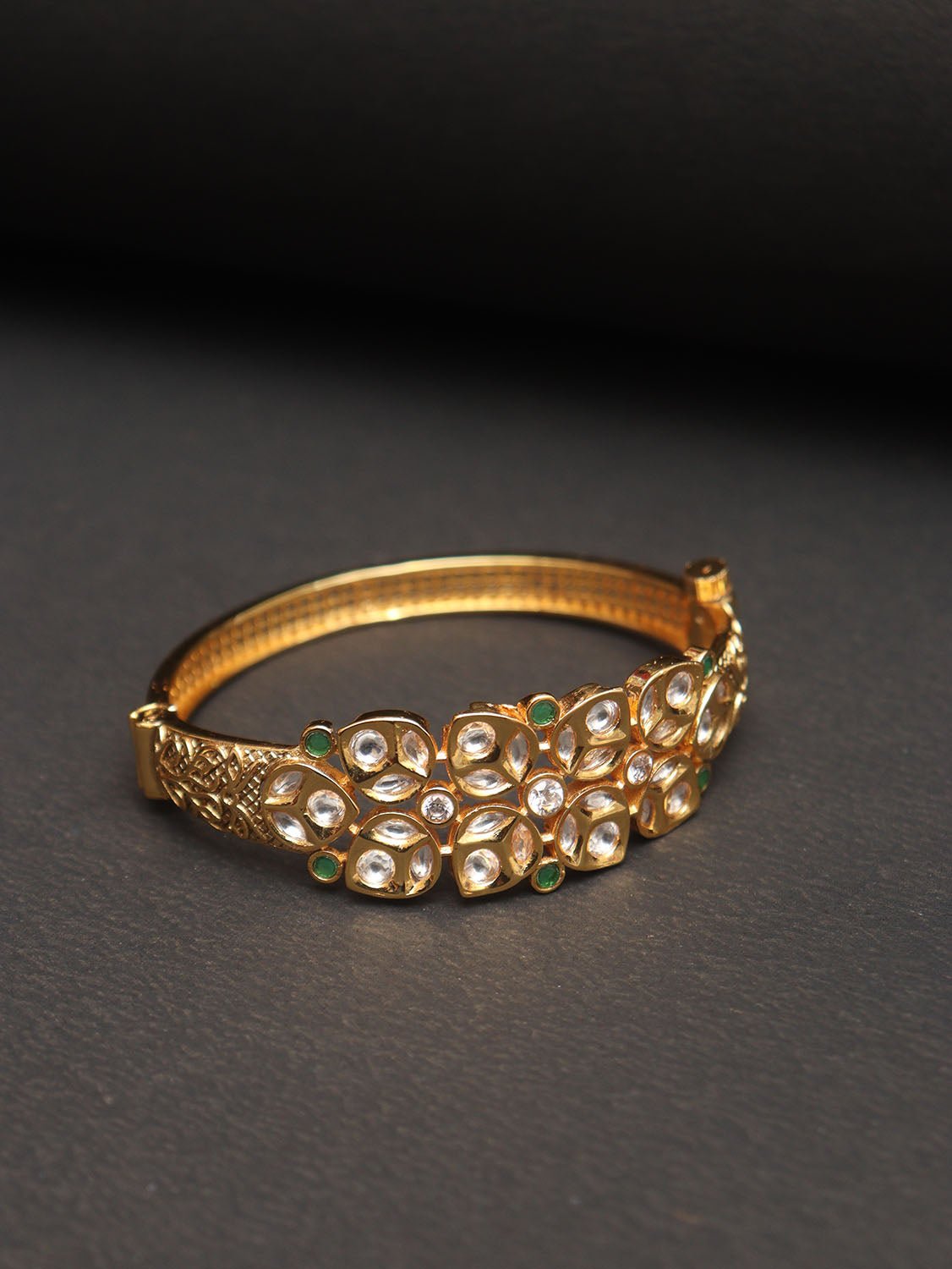 Luxurion World Bangles - Celebrate Indian Elegance with our Golden Brass Bangles - Add a Touch of Charm and Positivity to Your Traditional Outfits. - Luxurion World