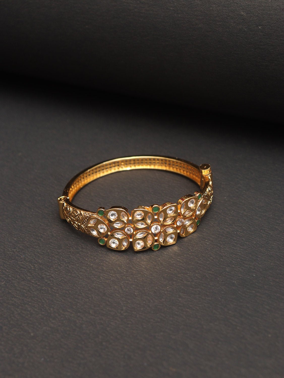 Luxurion World Bangles - Celebrate Indian Elegance with our Golden Brass Bangles - Add a Touch of Charm and Positivity to Your Traditional Outfits. - Luxurion World