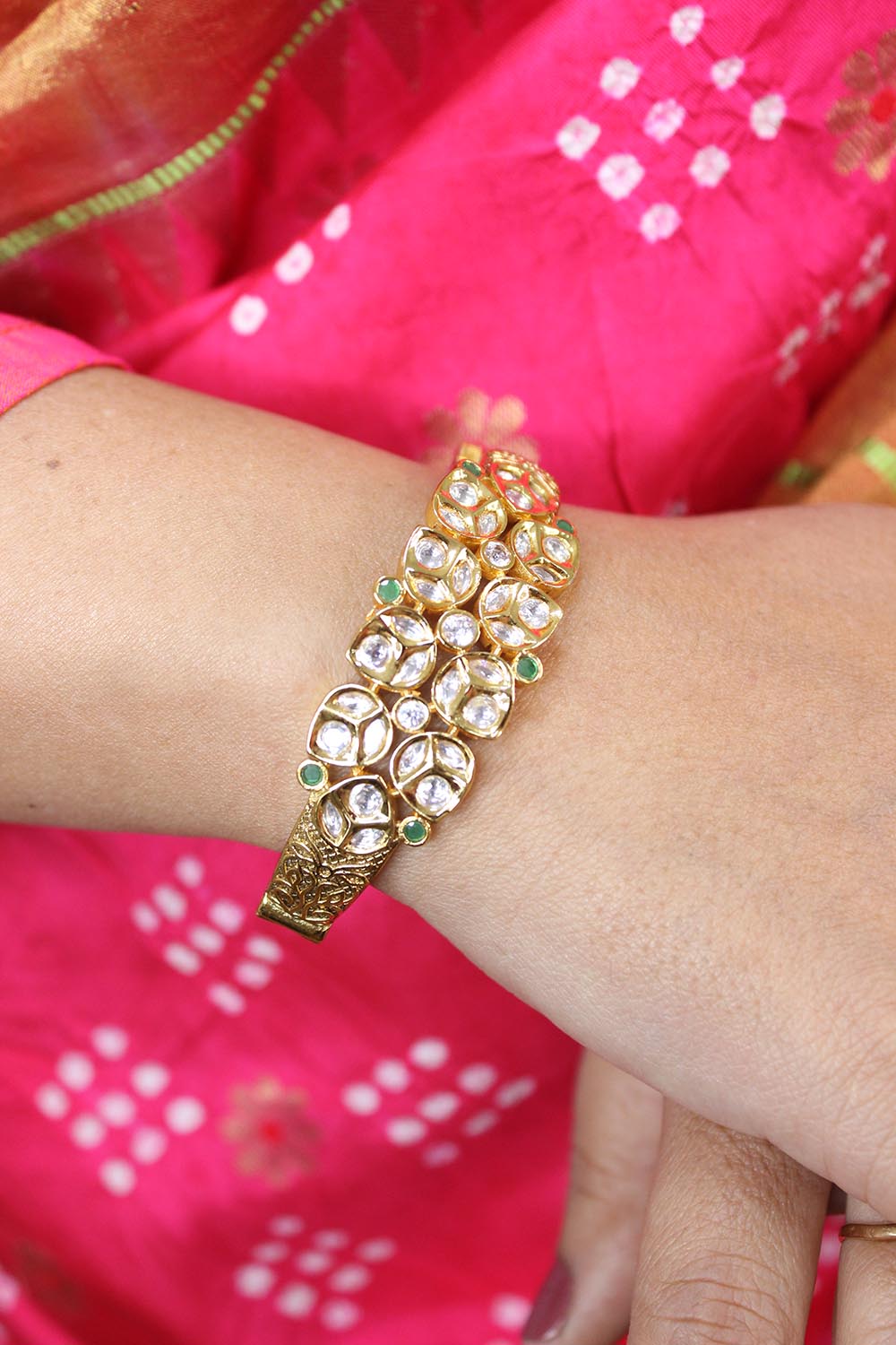 Luxurion World Bangles - Celebrate Indian Elegance with our Golden Brass Bangles - Add a Touch of Charm and Positivity to Your Traditional Outfits. - Luxurion World