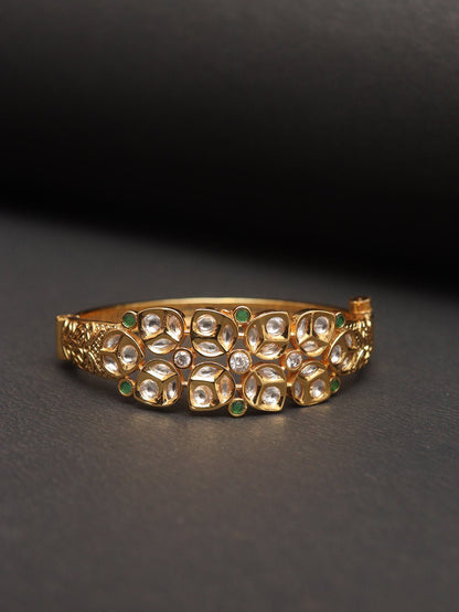 Luxurion World Bangles - Celebrate Indian Elegance with our Golden Brass Bangles - Add a Touch of Charm and Positivity to Your Traditional Outfits. - Luxurion World