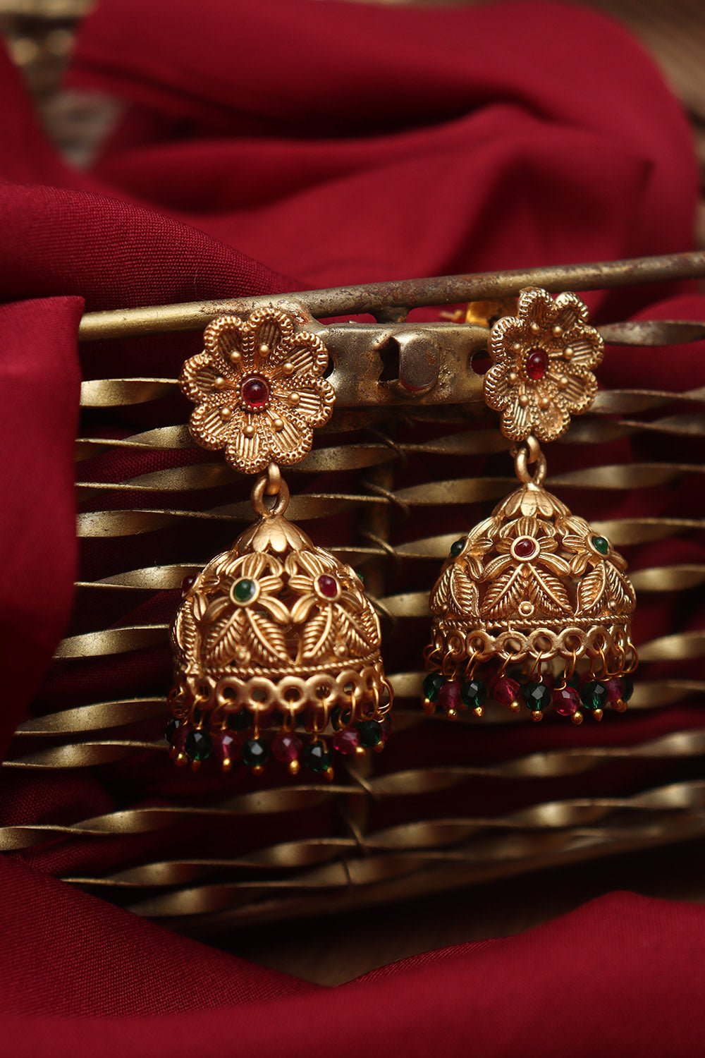 Golden Grace - Elevate Your Style with Trendy and Light-weight Earrings that Define Your Feminine Delicacy - Exclusively from Luxurionworld. - Luxurion World