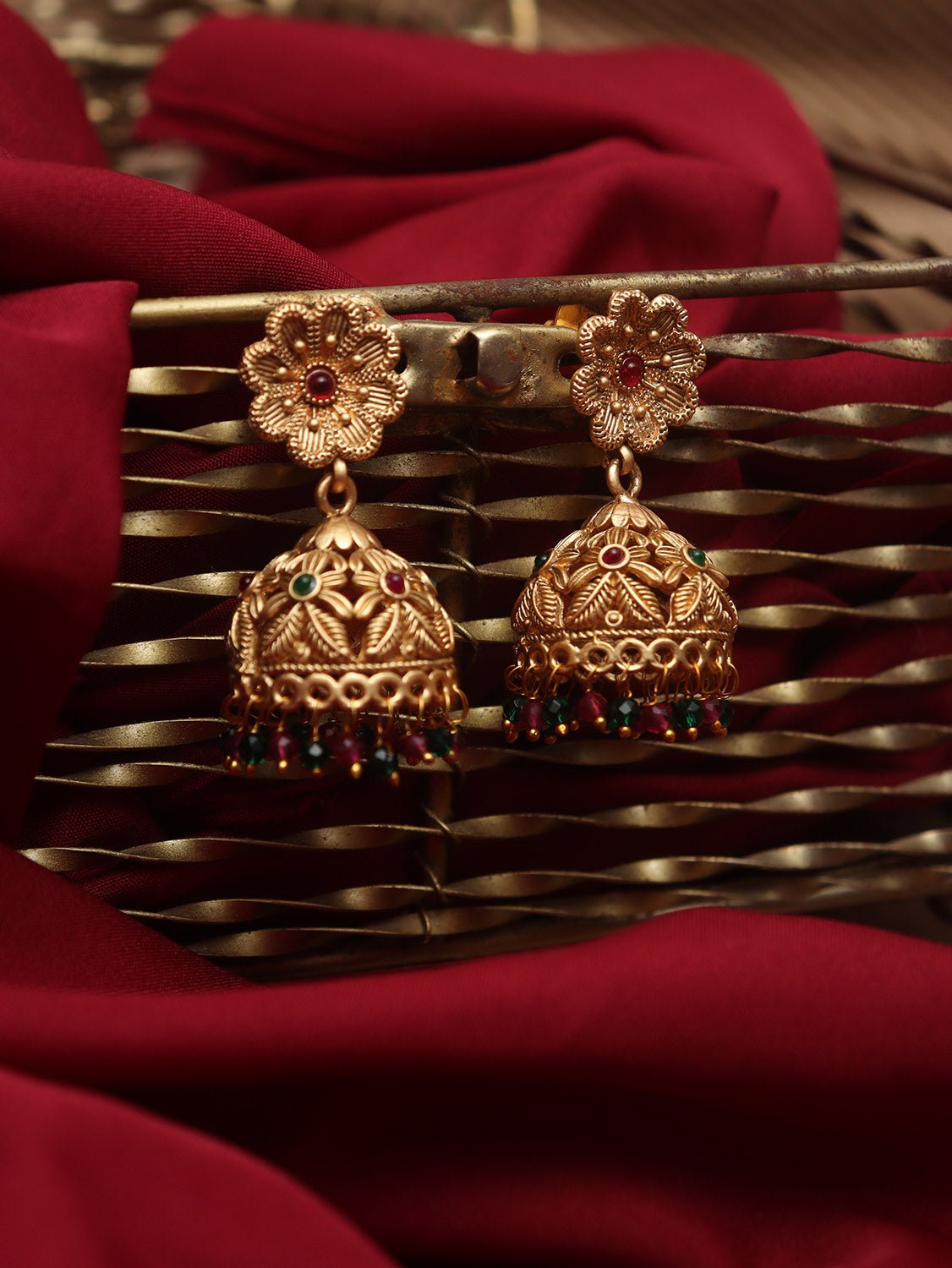 Golden Grace - Elevate Your Style with Trendy and Light-weight Earrings that Define Your Feminine Delicacy - Exclusively from Luxurionworld. - Luxurion World