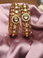 Shop Luxurion World's Indian Charm Bangle Set for Elegant Tradition - Luxurion World