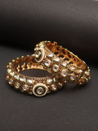 Shop Luxurion World's Indian Charm Bangle Set for Elegant Tradition - Luxurion World