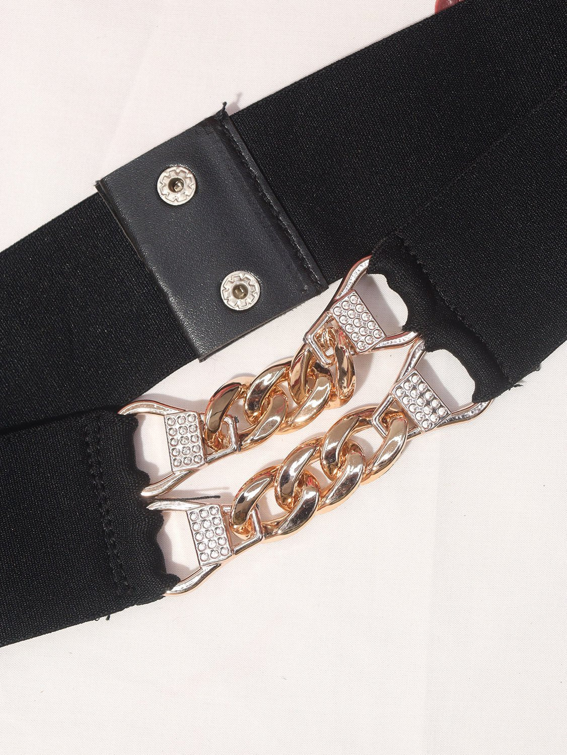 Golden Glam Stretch Belt - Add Sparkle and Style to Your Outfit - Luxurion World