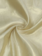 Golden Plain Soft Tissue Katan Silk Fabric (1 Mtr ) - Luxurion World