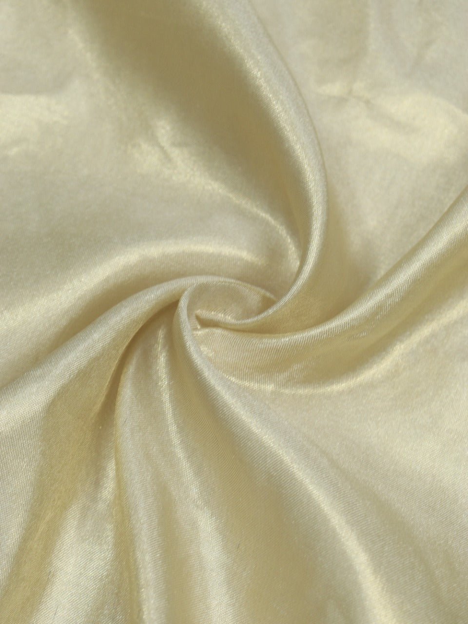 Golden Plain Soft Tissue Katan Silk Fabric (1 Mtr ) - Luxurion World