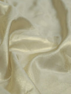Golden Plain Soft Tissue Katan Silk Fabric (1 Mtr ) - Luxurion World
