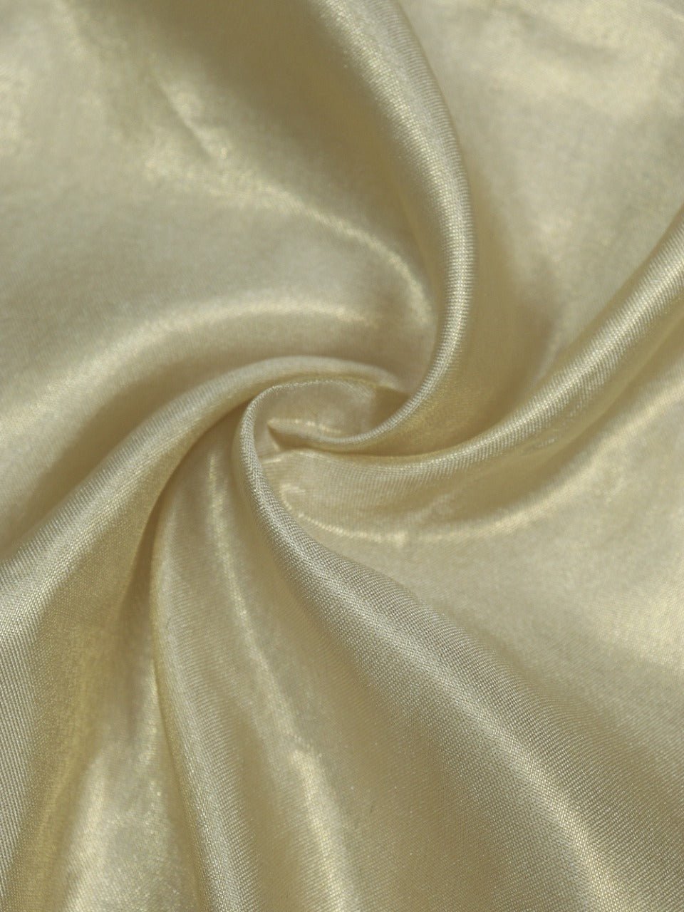 Golden Plain Soft Tissue Katan Silk Fabric (1 Mtr ) - Luxurion World