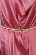 Stylish Stretch Belt for Women - Golden Skinny Design - Luxurion World
