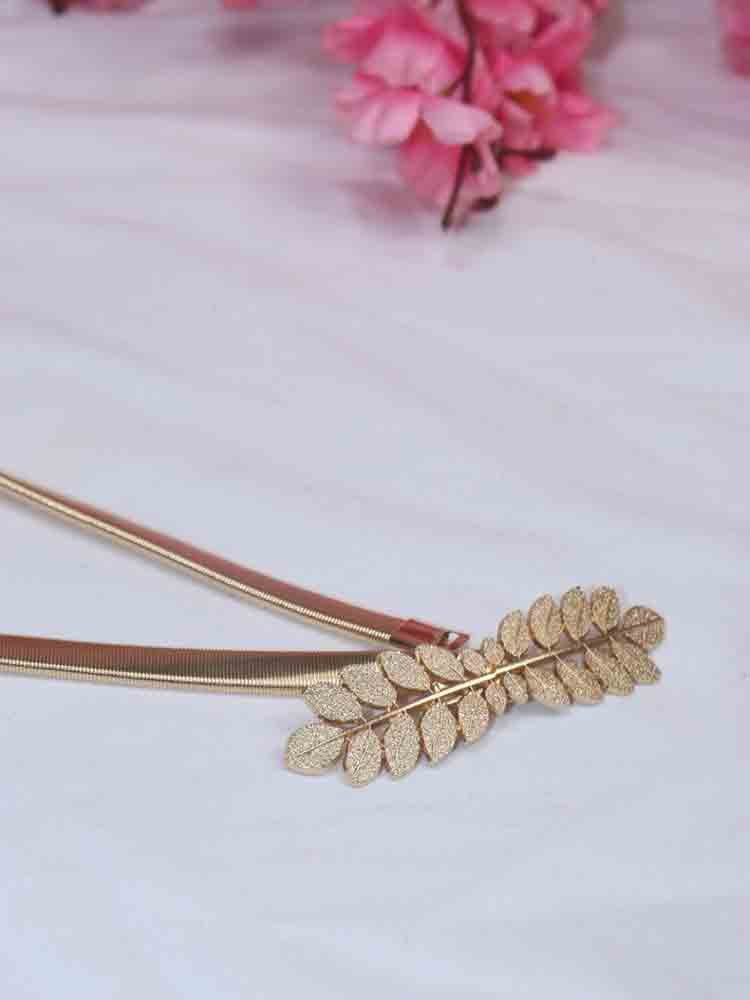 Stylish Stretch Belt for Women - Golden Skinny Design - Luxurion World