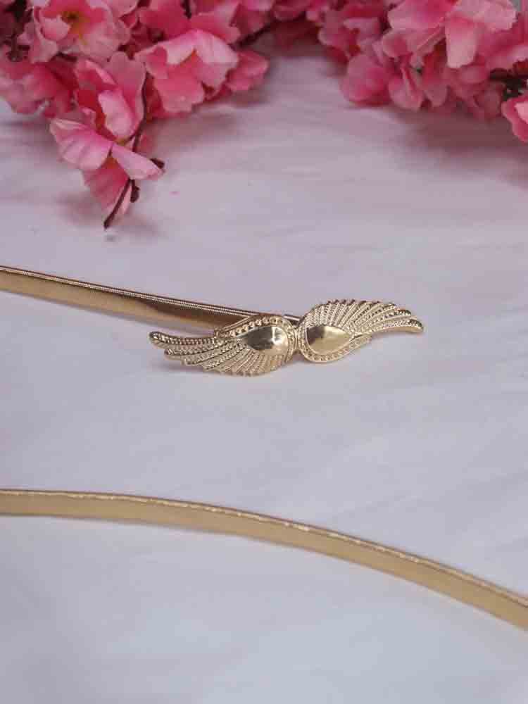 Golden Stretchy Skinny Belt - Chic and Versatile Accessory - Luxurion World