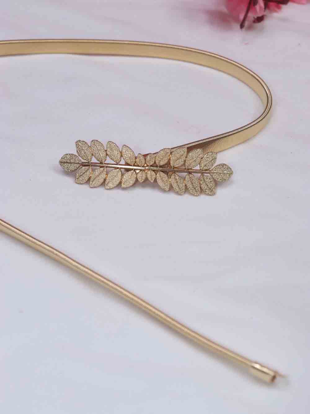 Stylish Stretch Belt for Women - Golden Skinny Design - Luxurion World