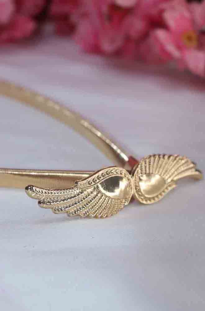 Golden Stretchy Skinny Belt - Chic and Versatile Accessory - Luxurion World