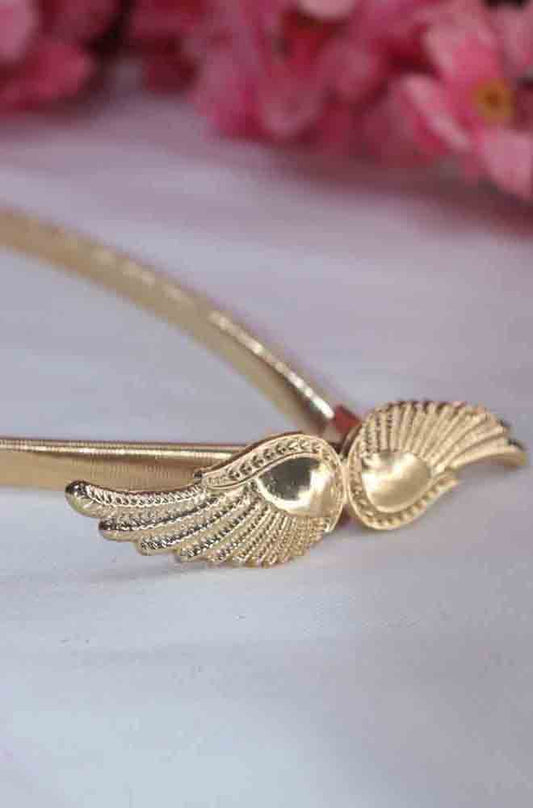 Golden Stretchy Skinny Belt - Chic and Versatile Accessory - Luxurion World