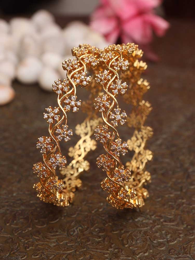 Luxurion World Bangles - Add Elegance and Emotion to Your Traditional Outfits - Crafted with Brass for Durability - Luxurion World