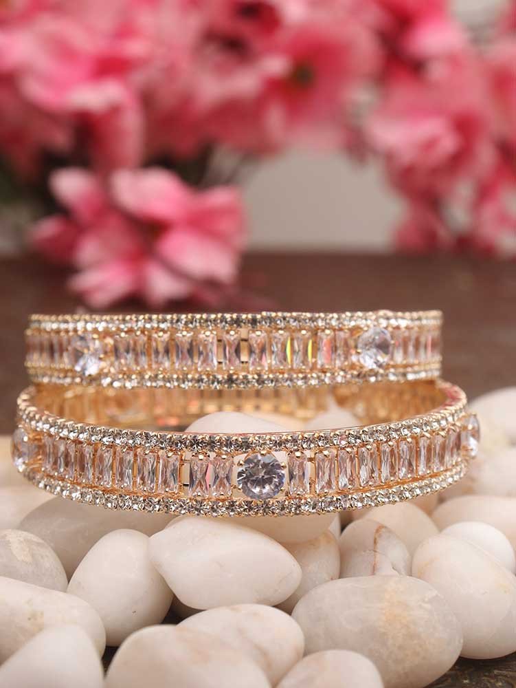 Luxurion World Bangles - Embrace Indian Elegance and Spread Charm with Our Golden Brass Bangles, Available Only in India. - Luxurion World