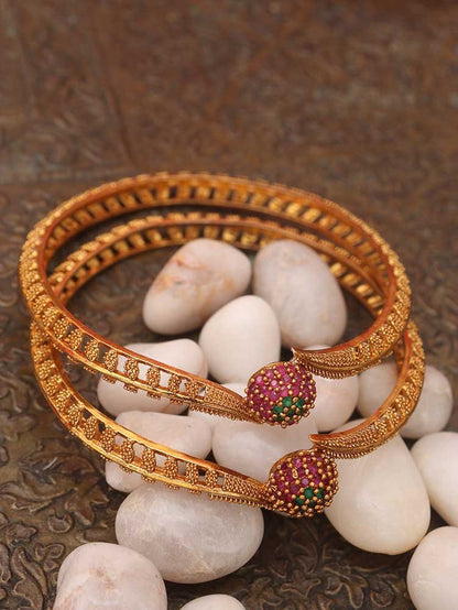 Indian Charm Bangles - Elevate Your Traditional Outfits with Elegance and Emotion - Add a Touch of Positivity to Every Occasion - Luxurion World
