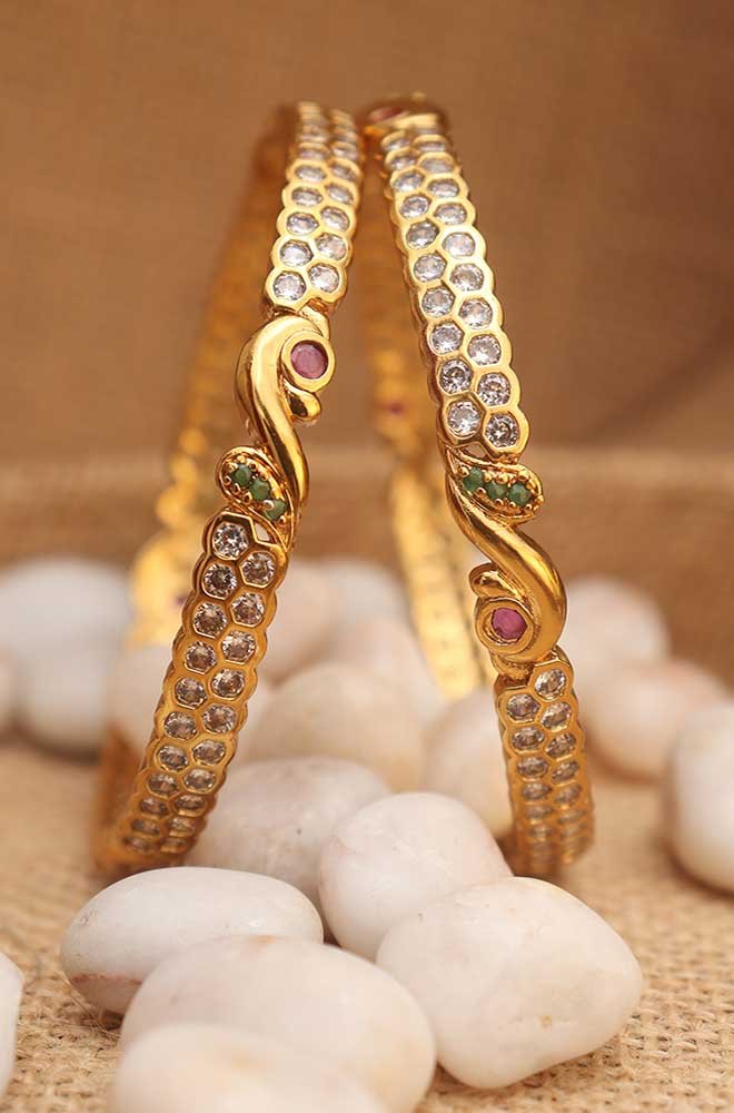Luxurion World Bangles - Elevate Your Traditional Look - Add Elegance and Positivity to Your Outfit. - Luxurion World