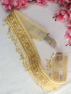 Handcrafted Golden Beaded Belt - Traditional Workmanship - Luxurion World