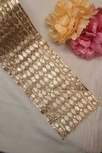 Golden Gota Work Fancy Lace - Elevate Your Style with Elegance - Luxurion World