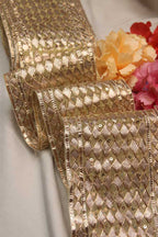 Golden Gota Work Fancy Lace - Elevate Your Style with Elegance - Luxurion World
