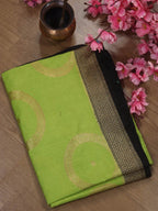 Green Banarasi Silk Dupatta: Ethnic Elegance at its Best! - Luxurion World