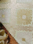 Green Banarasi Silk Fabric ( 1 Mtr ) - Luxurion World