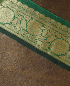 Green Banarasi Silk Lace: 1 Mtr - Luxurion World