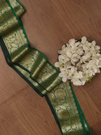Green Banarasi Silk Lace: 1 Mtr - Luxurion World