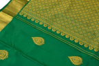 Green Handloom Kanjeevaram Pure Silk Saree - Luxurion World