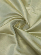 Luxurious Golden Plain Soft Tissue Katan Silk Fabric - Luxurion World