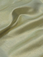 Luxurious Golden Plain Soft Tissue Katan Silk Fabric - Luxurion World