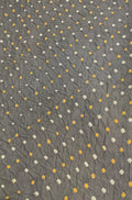 Grey Bandhani Cotton Silk Fabric (  1 Mtr ) - Luxurion World