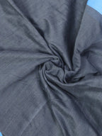Grey Bengal Plain Cotton Saree - Luxurion World