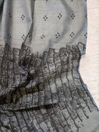 Grey Digital Printed Linen Cotton Dupatta - Luxurion World