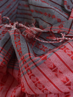 Grey Handloom Bengal Cotton Saree - Luxurion World