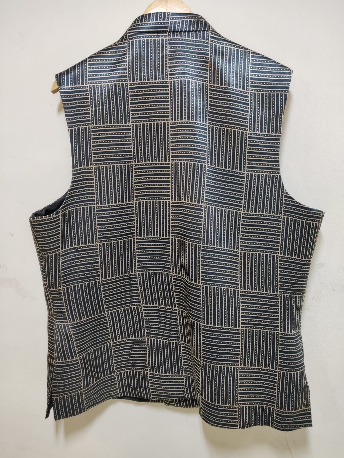 Grey Mashru Silk Nehru Jacket - Luxurion World