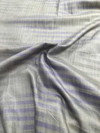 Grey Plain Bhagalpur Silk Fabric ( 1 Mtr ) - Luxurion World