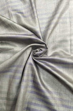 Grey Plain Bhagalpur Silk Fabric ( 1 Mtr ) - Luxurion World