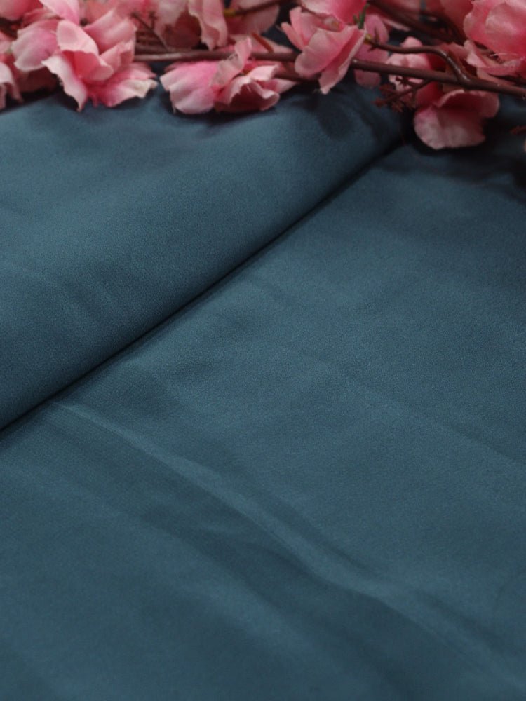 Grey Plain Crepe Fabric ( 1 mtr) - Buy Now