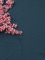 Grey Plain Crepe Fabric ( 1 mtr) - Luxurion World