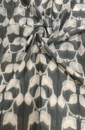 Grey Shibori Cotton Silk Fabric ( 2.5 Mtr ) - Luxurion World